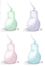 Pointillist Pears