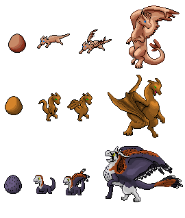 Three Dragon Cave Dragons