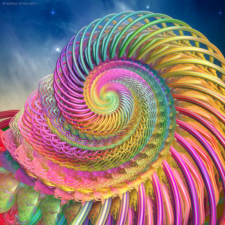 Raibow Shell Rainbow shell by Fractal-Kiss on DeviantArt