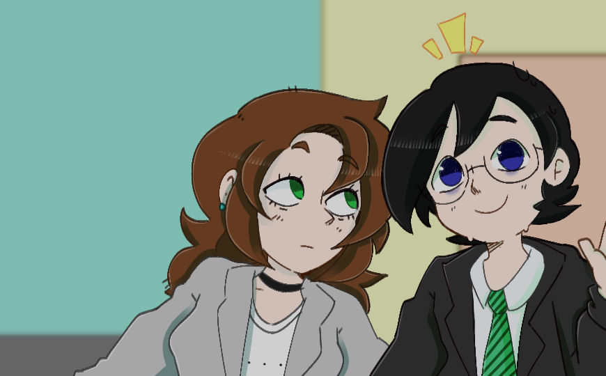 Collab con Reddy - Val y Miriam by ChibiAngelaV on DeviantArt