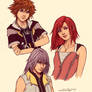 Kingdom Hearts sketches