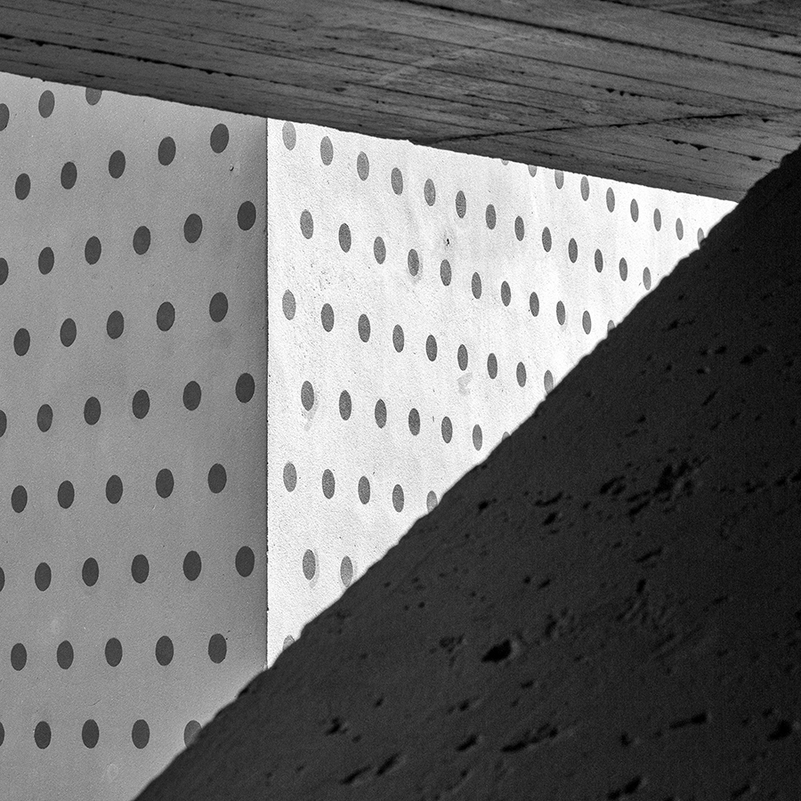 Urban Abstraction #18 (Polka Dots Triangle)