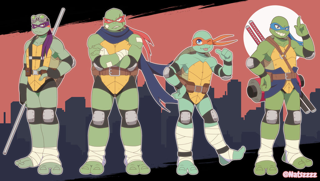 My version of the turtles by NATSZ on DeviantArt