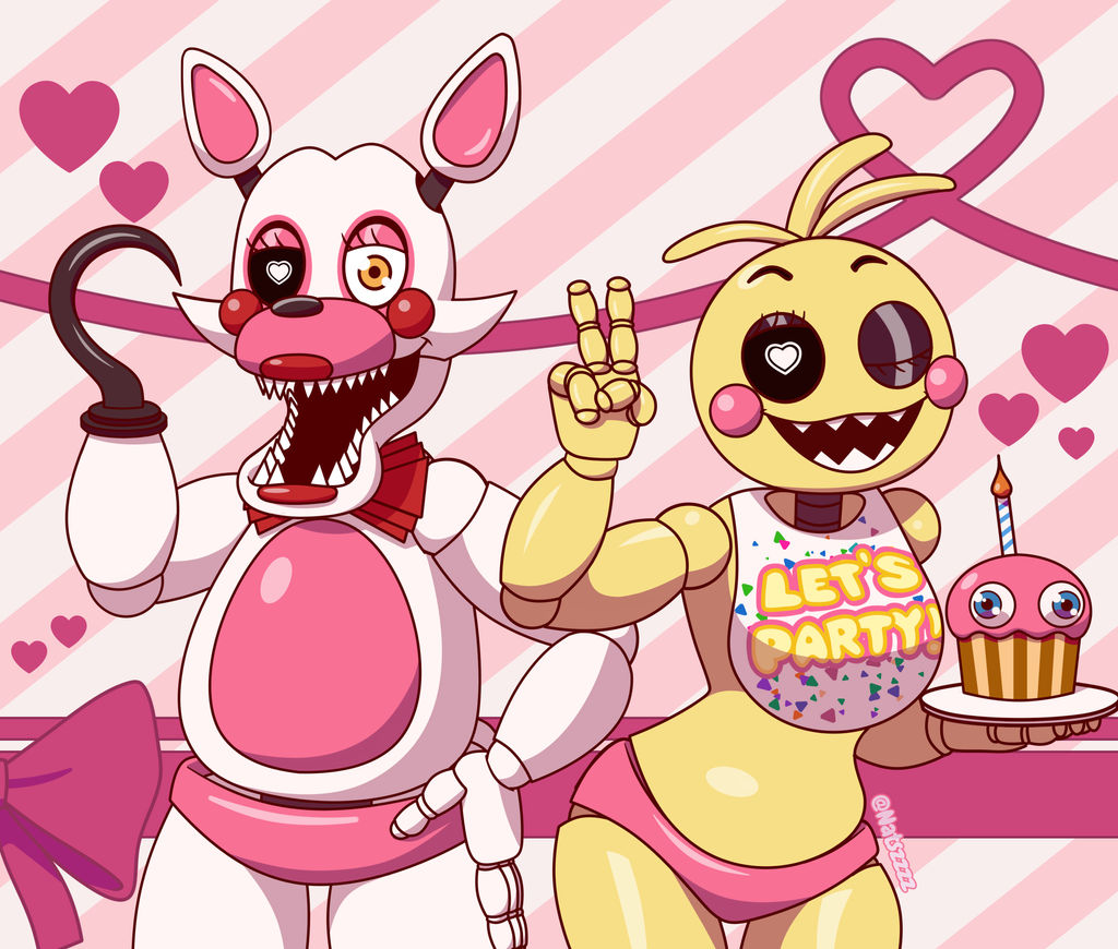 Toy Chica Mangle Bonbon And Chica Fnaf Fanart By Roy 100 FNAF toy-chica-mangle-bonbon-and-chica-fnaf-fanart-by-roy-100-fnaf