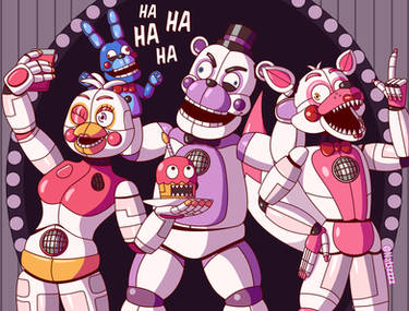 Funtime Chica in the Extras Menu by crazycreeper529 on DeviantArt