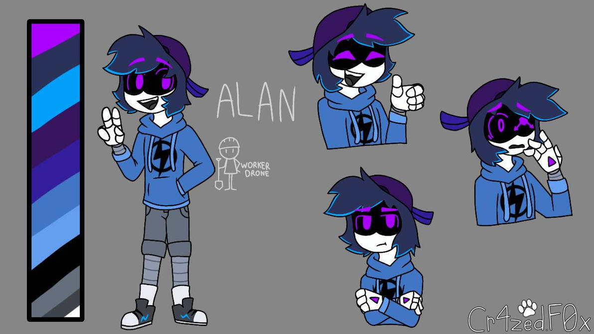 Alan's reference by Cr4zed-F0x on DeviantArt