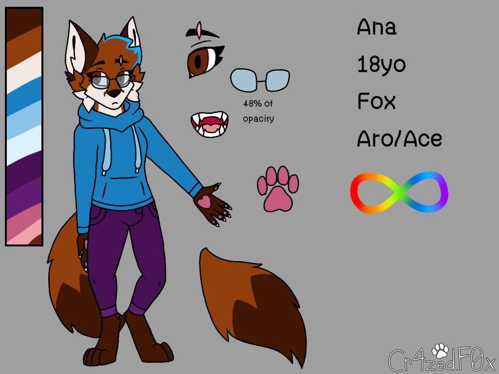 Fursona reference remake by Cr4zed F0x on DeviantArt Fursona reference remake by Cr4zed F0x on DeviantArt