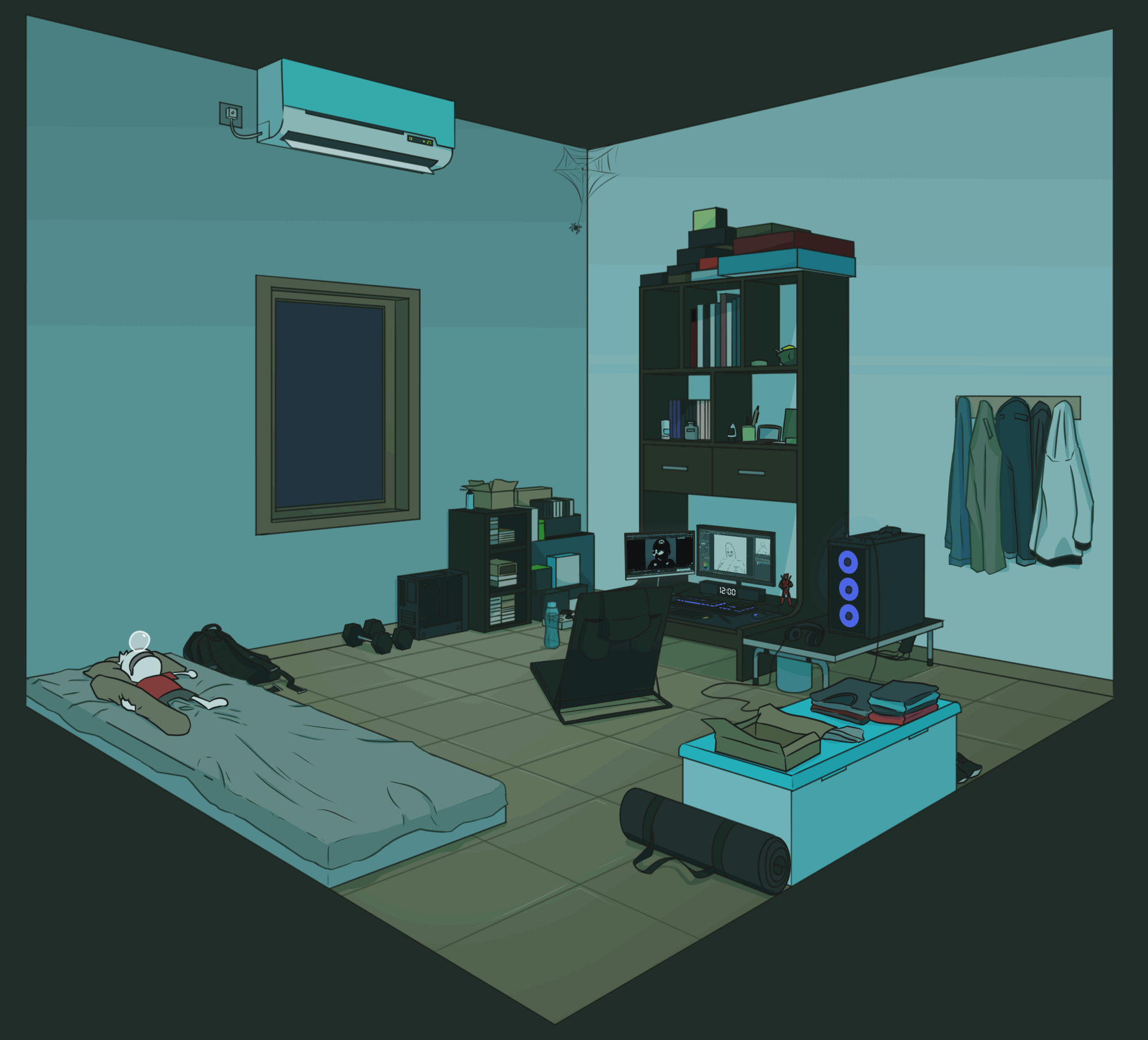 Room Animation by javarero on DeviantArt