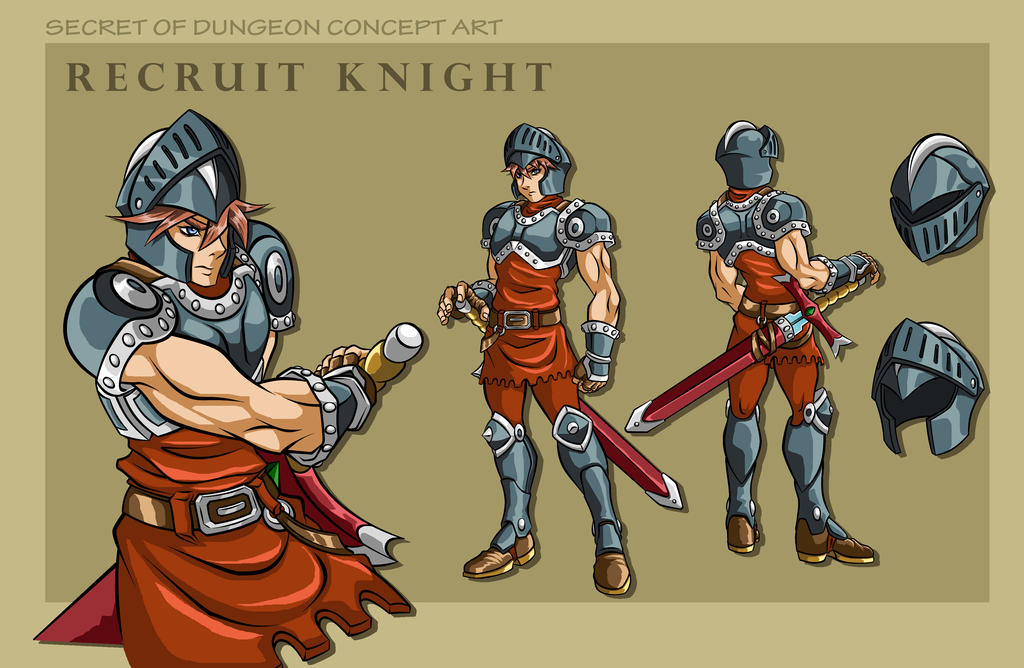 Recruit Knight Rpg Concept - Secret Of Dungeon by Vit-Tunissy on DeviantArt