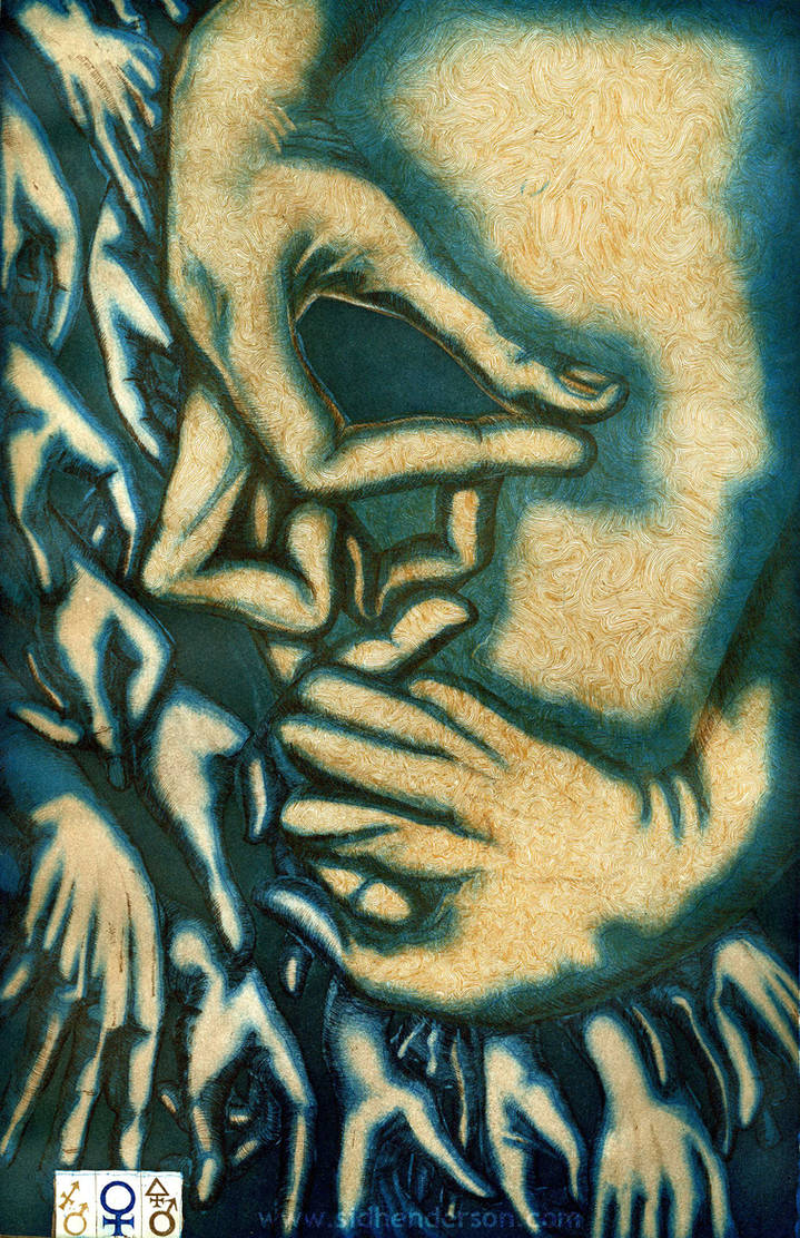 Metamorphized Handscape Metamorphosis of Two Hands by ArtofSidHenderson on DeviantArt