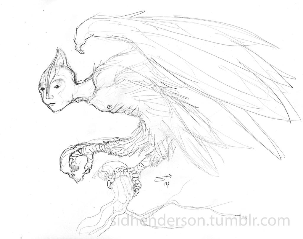 Harpy By Artofsidhenderson On Deviantart Harpy By Artofsidhenderson On Deviantart