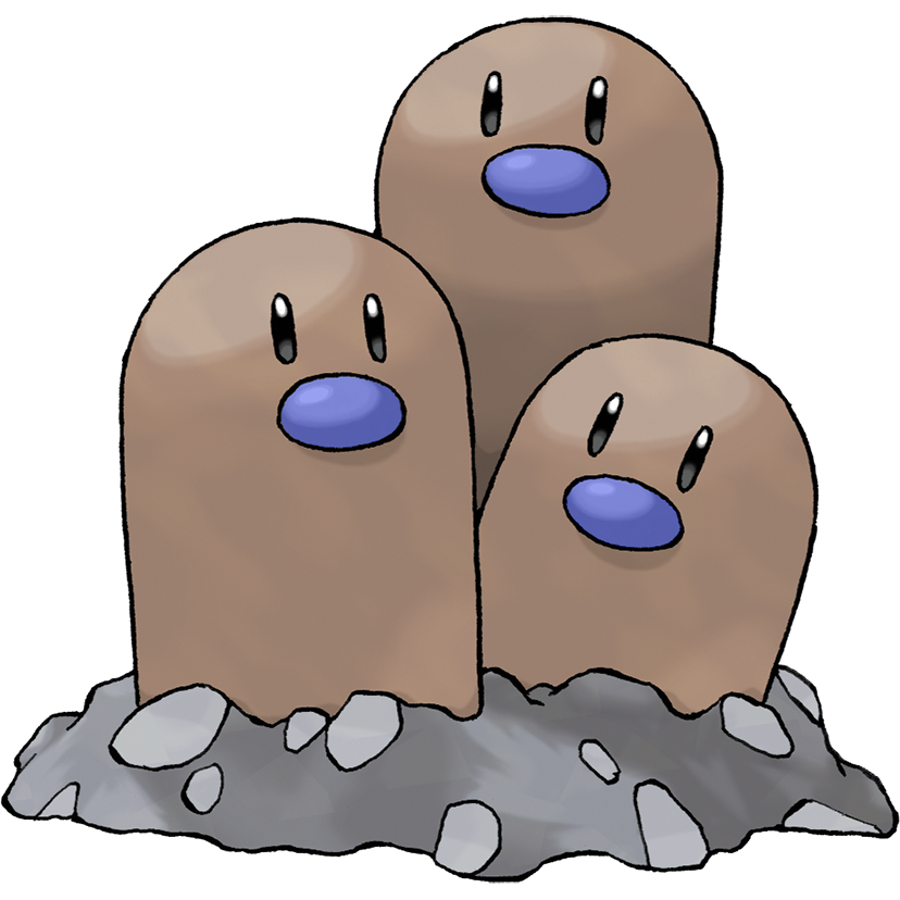 051 Shiny Dugtrio by ExoticPoke on DeviantArt