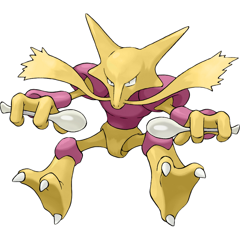 065 Shiny Alakazam (Male) by dakshkohli23 on DeviantArt