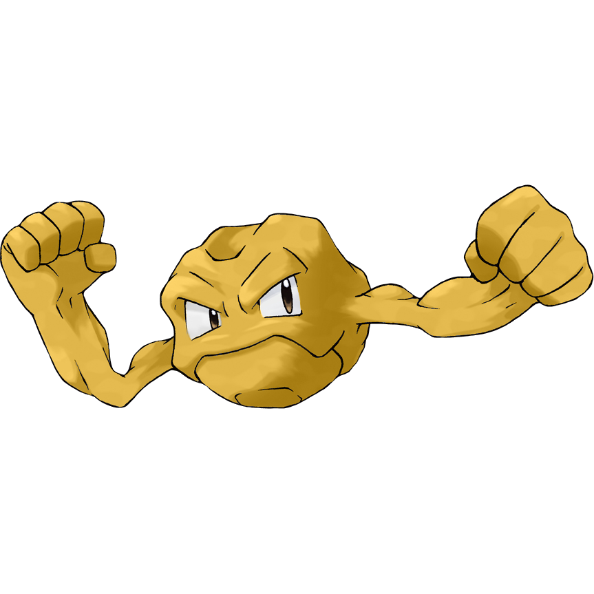 074 Shiny Geodude by ExoticPoke on DeviantArt