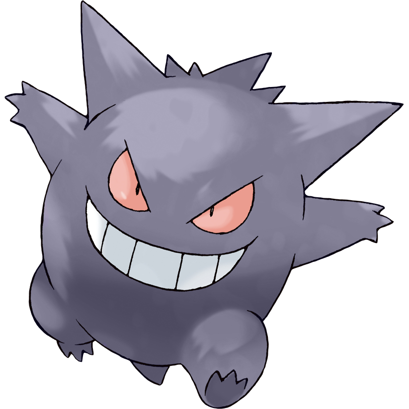 Shiny Gengar (vector) by Venjix5 on DeviantArt