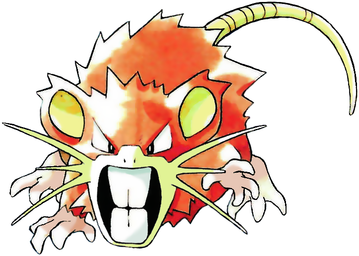 Shiny Raticazta #020 Shiny Raticate - Sugimori by ExoticPoke on DeviantArt