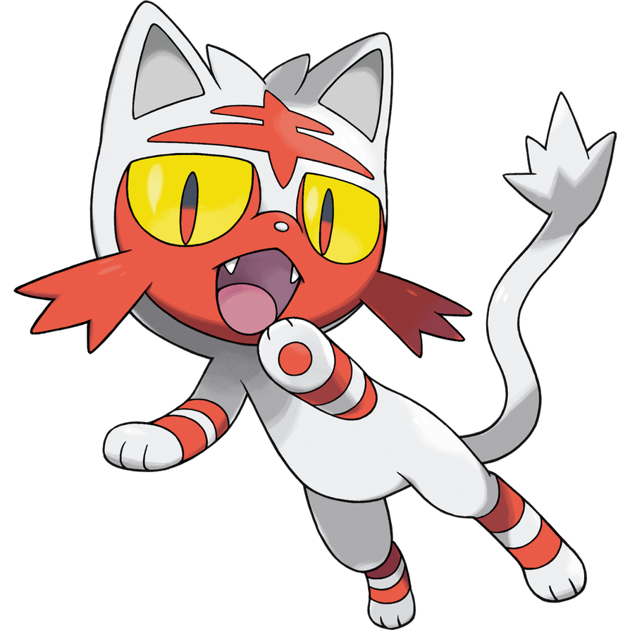 #0725 Shiny Litten by ExoticPoke on DeviantArt