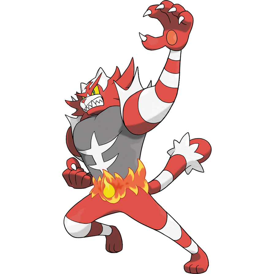 0727 Shiny Incineroar by ExoticPoke on DeviantArt
