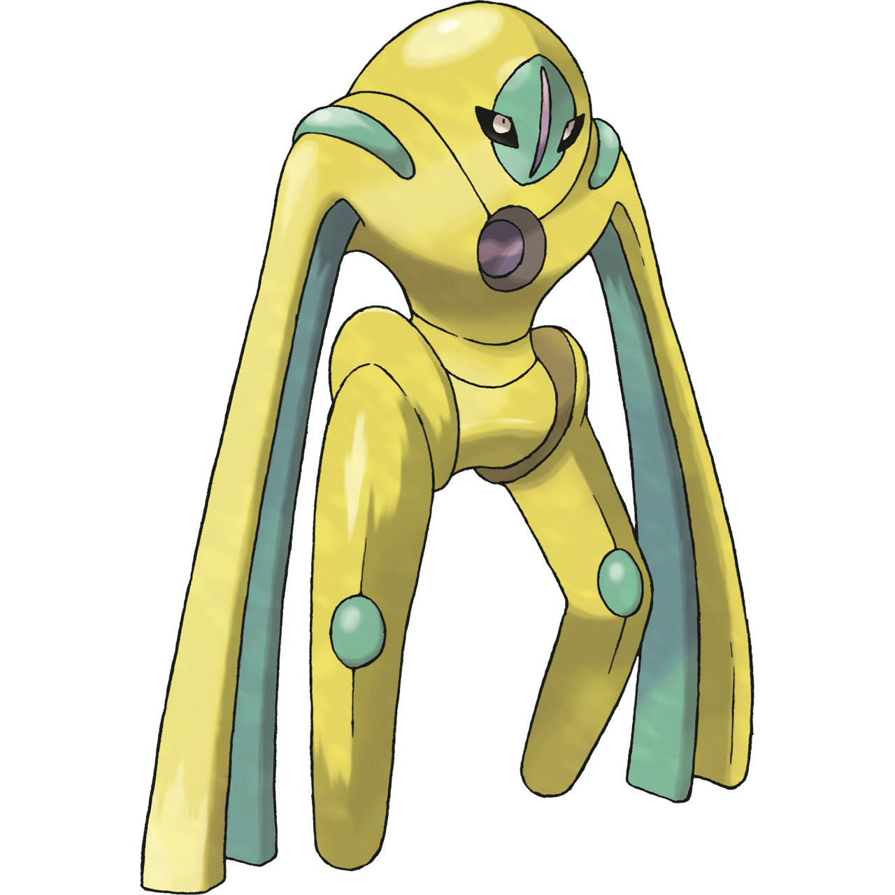 0386 Shiny Deoxys - Speed by ExoticPoke on DeviantArt