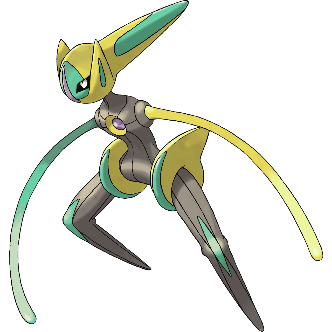 0386 Shiny Deoxys - Speed by ExoticPoke on DeviantArt