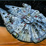 Star Wars Millennium Falcon Sketchcard