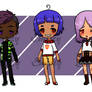 Purple/Blue Haired Adopts (OPEN: #3 - 100 points)