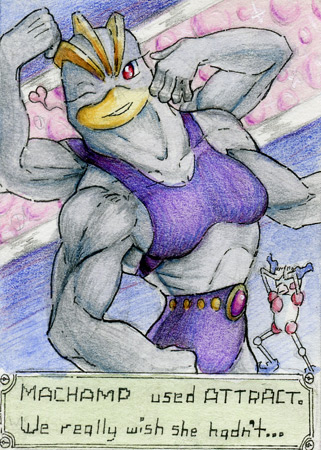 Nonsensical Pokemon - Female Machamp