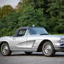 1960's Silver Corvette