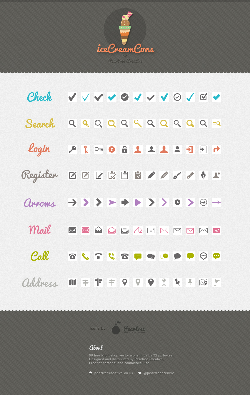 Free PSD Vector Icons Download Icecreamcons