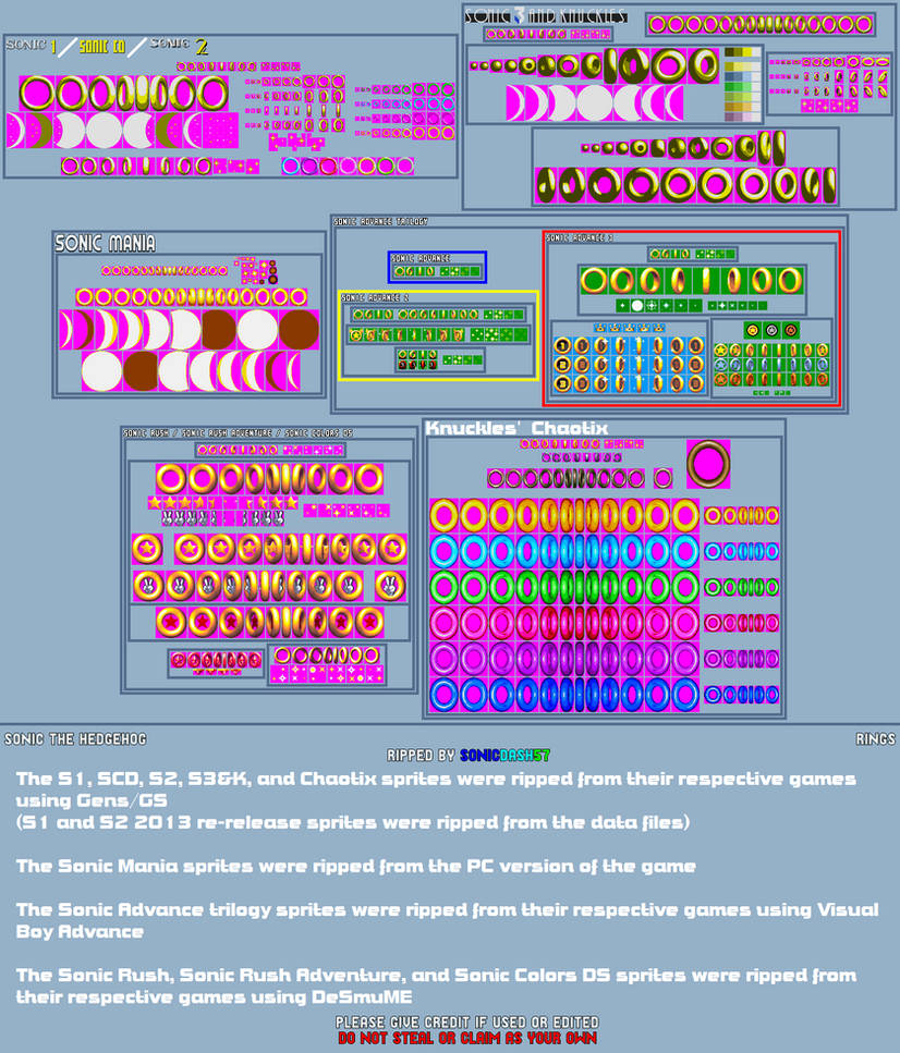 Sonic the Hedgehog - Rings by SonicDash57 on DeviantArt