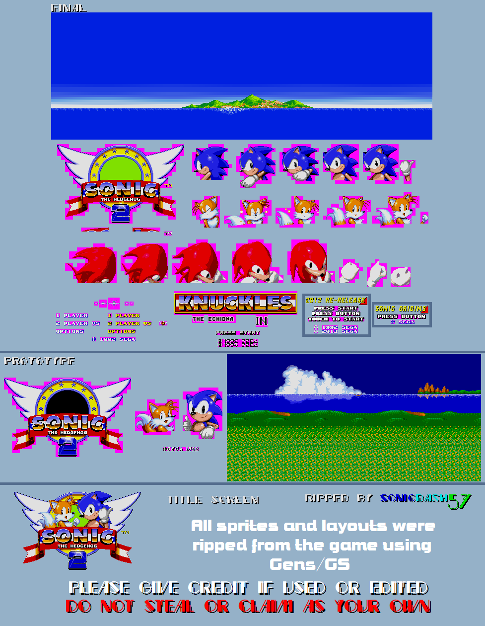 Sonic 2 sprite : r/SonicTheHedgehog