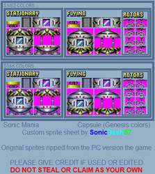 Sonic Mania custom sprites - Capsule