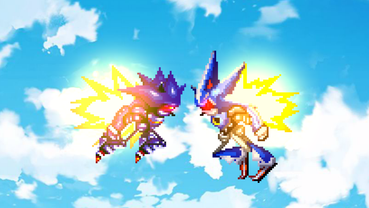 Ultimate Showdown: Super Sonic Vs. Super Neo Metal Sonic! : r