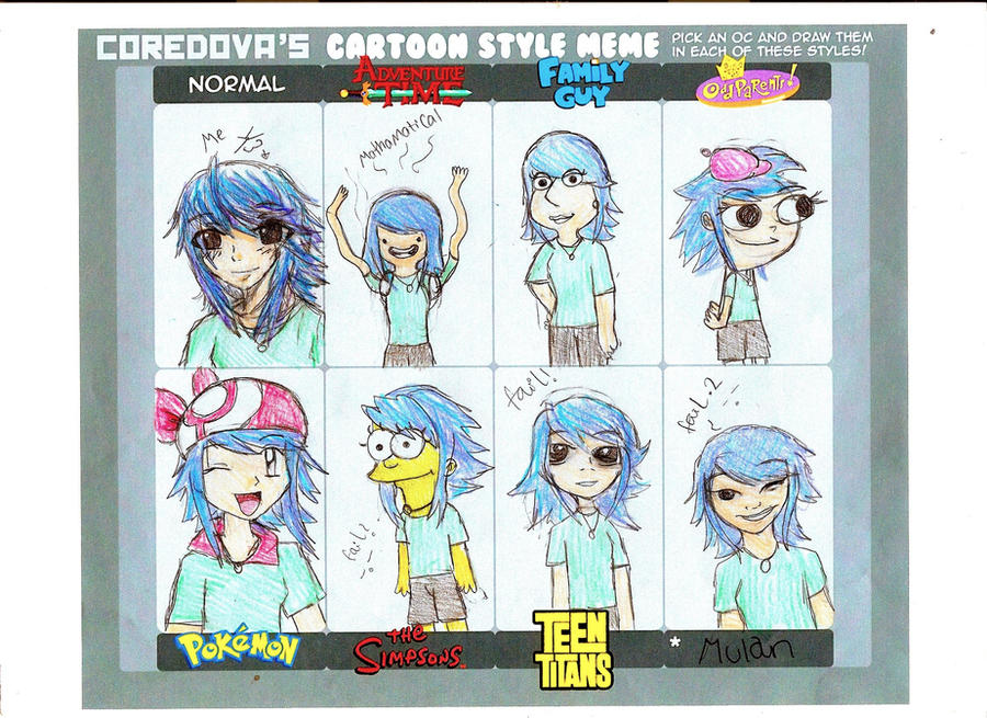 Cartoon Style meme by Mikaru-ChanXx on DeviantArt