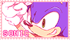 Pastel Pink Sonic Stamp
