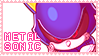 Pastel Pink Metal Sonic Stamp