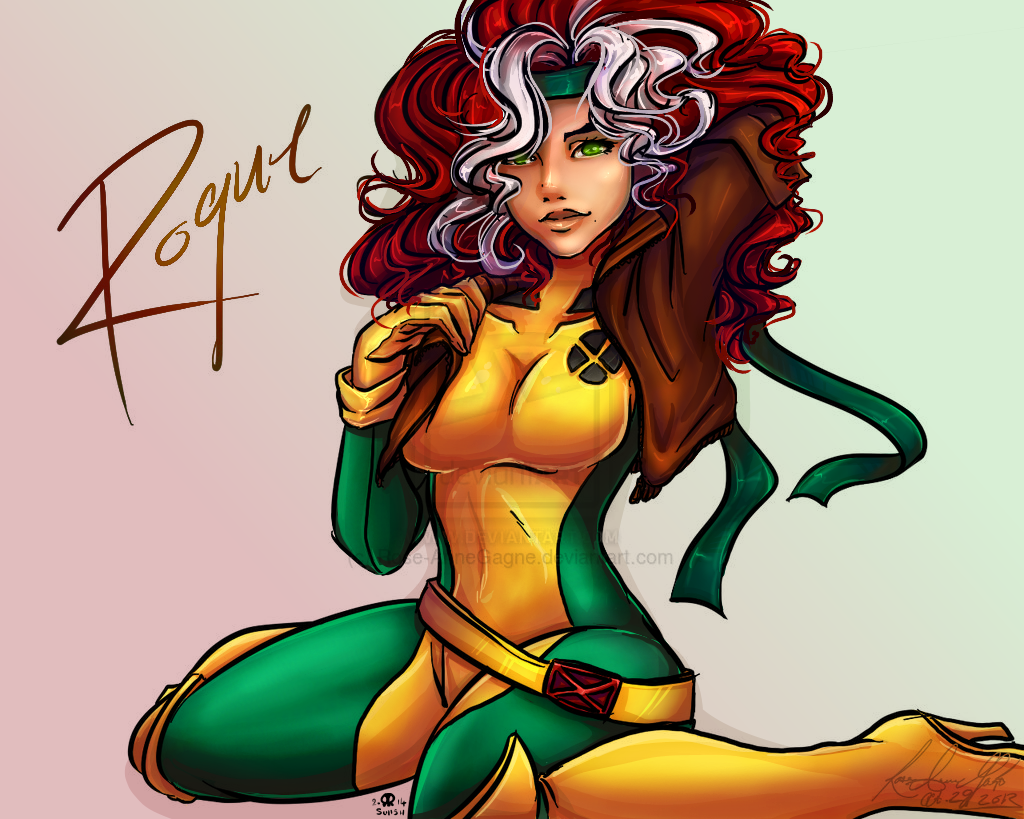 sexy rogue (linart) by Rose-AnneGagne Reloaded