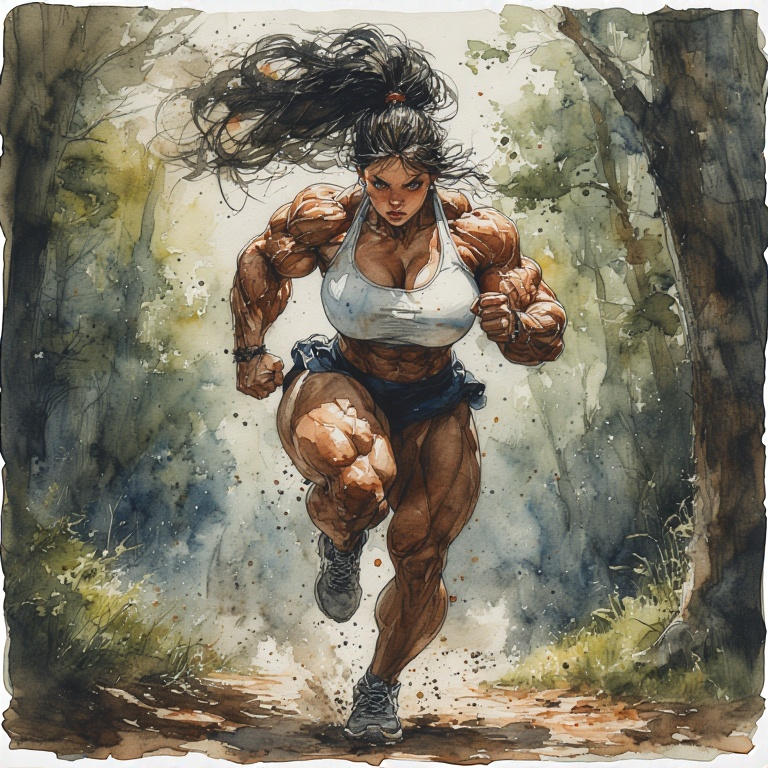 Deviantart Front View Running Runner 25 by B3H3M0T4 on DeviantArt