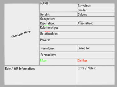 Explore the Best Charctertemplate Art | DeviantArt