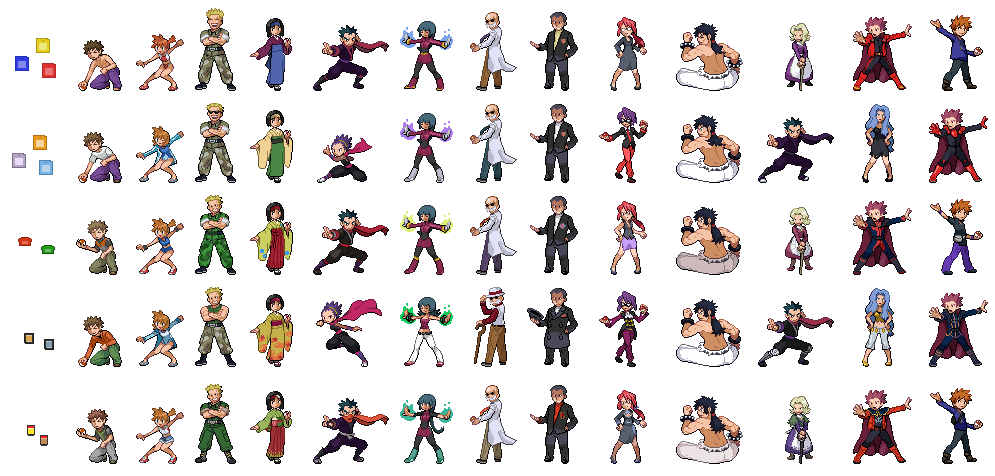 Pokemon Rse Sprites Pokemon Gym Leiders Kanto Sprites Pokémon: 15 Things You Didn't Know