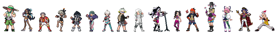 Galar 18 Gym Leaders by Trainerlouie on DeviantArt