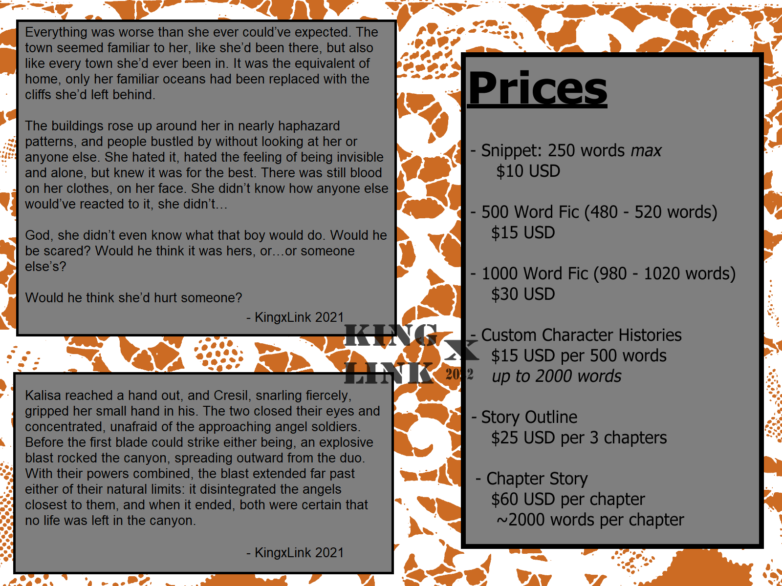 Commission Sheets On Writing Commissions DeviantArt