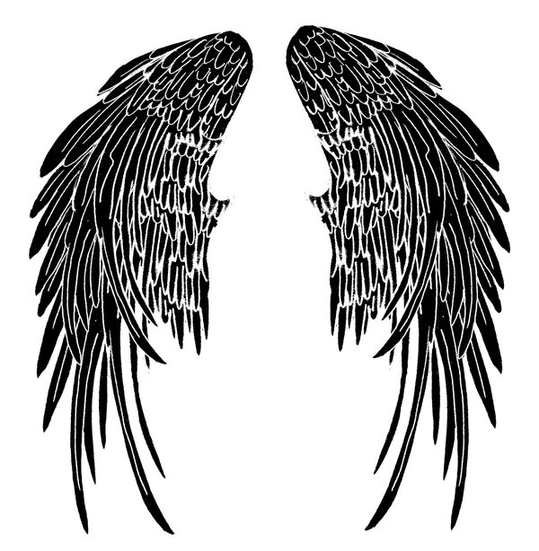 Dmitri's Angel Wing Tattoo