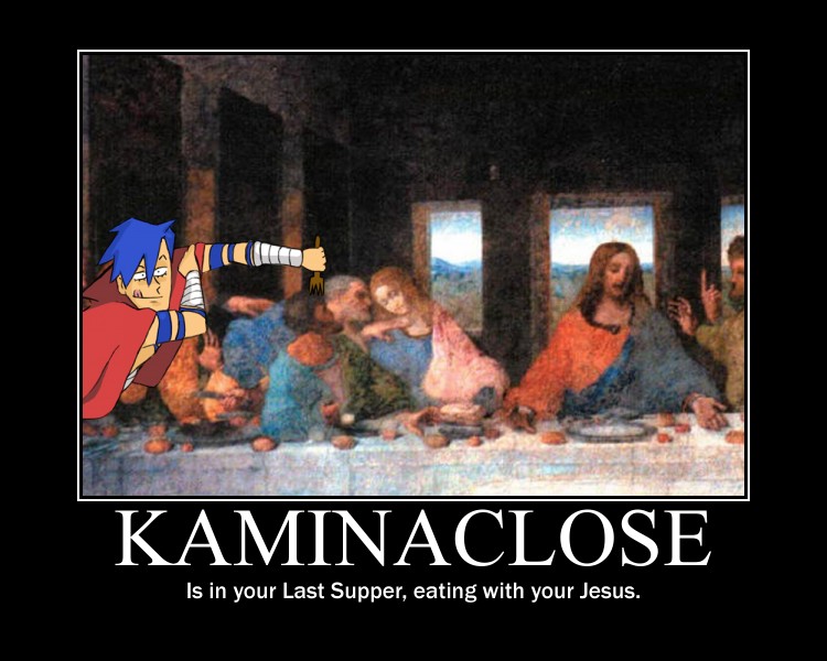 Kamina at the last supper