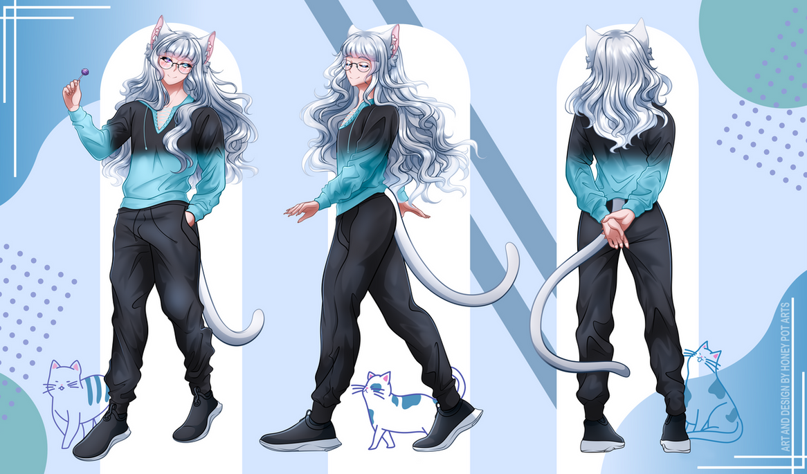 Ref Sheet Commission by HoneyPotArts on DeviantArt