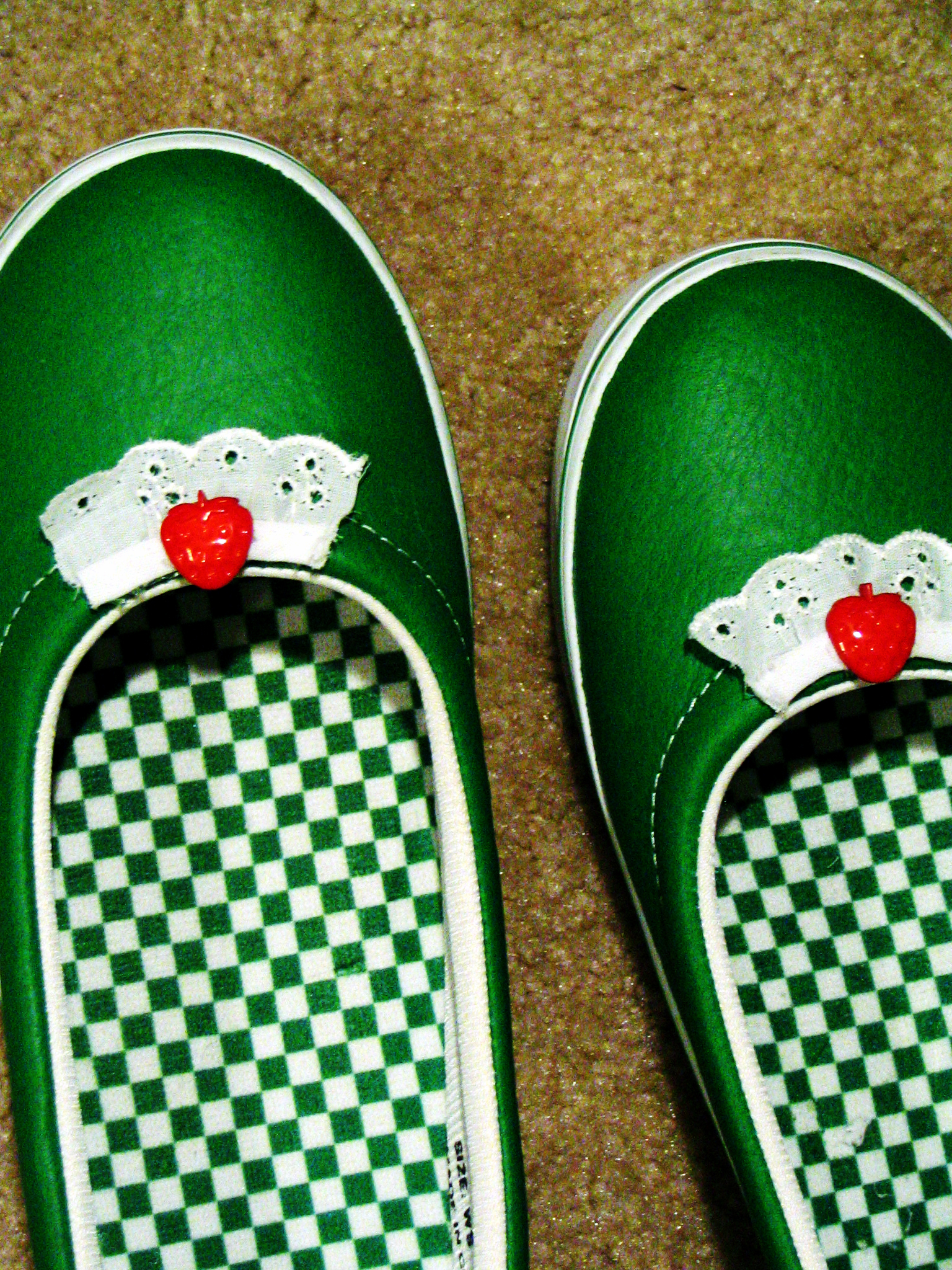 strawberry shoes