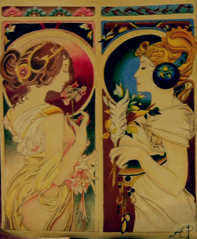 Muach Drawing Mucha Drawing by LeDragonNoire on DeviantArt