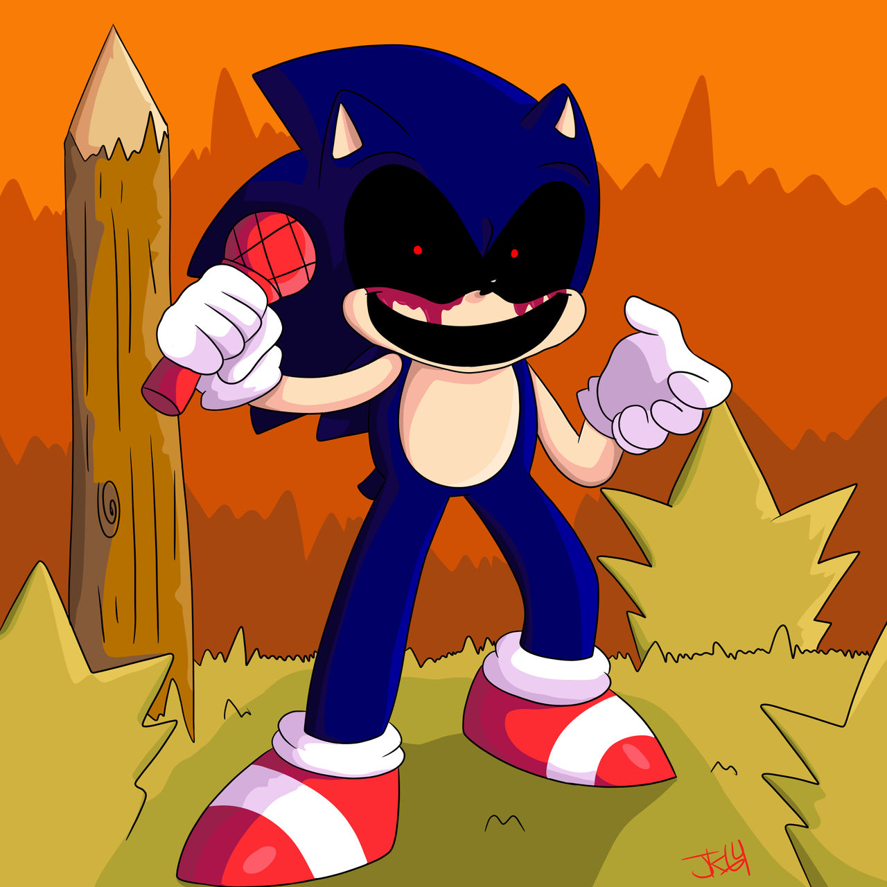 Sonic.EXE by Nibroc-Rock on DeviantArt