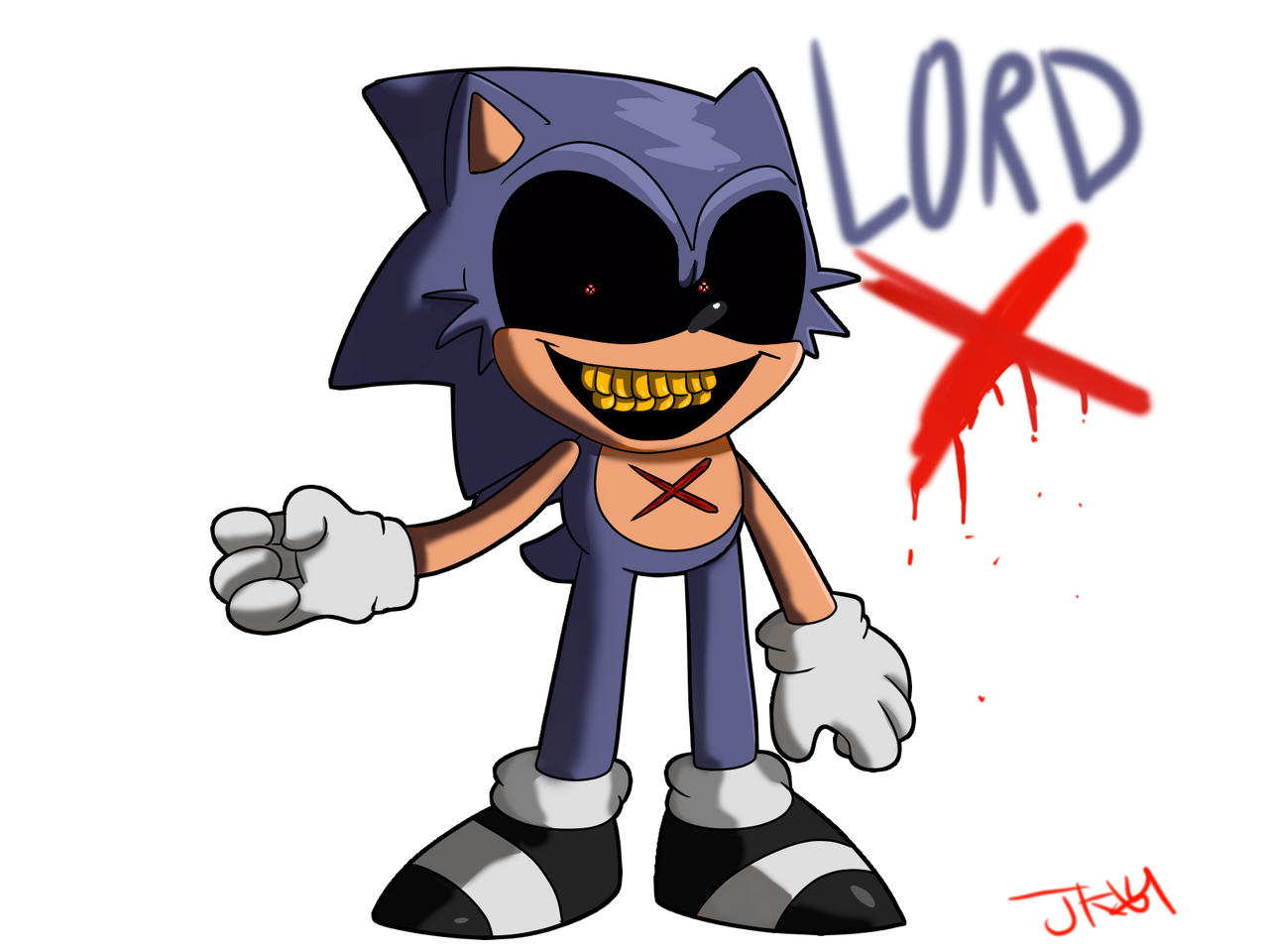 Sonic.exe - Lord X by Demistasis on DeviantArt
