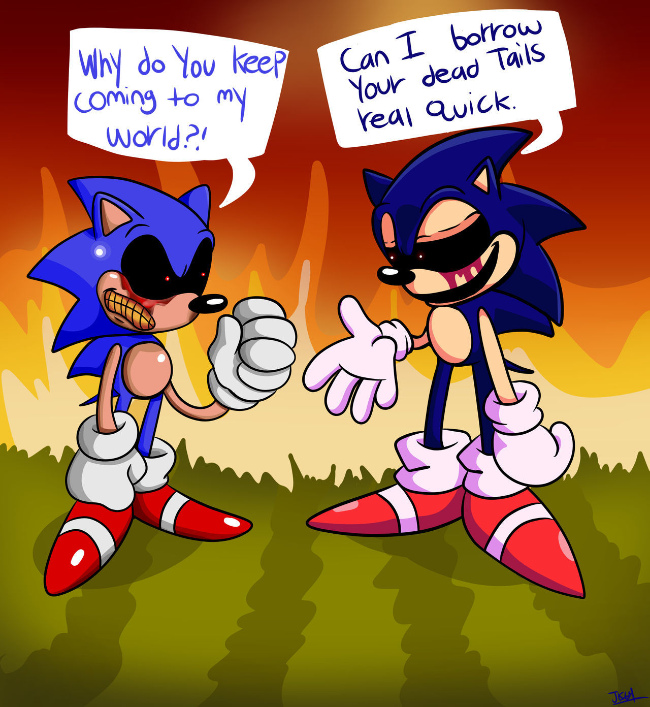 Sonic.EXE by JayKay64 on DeviantArt